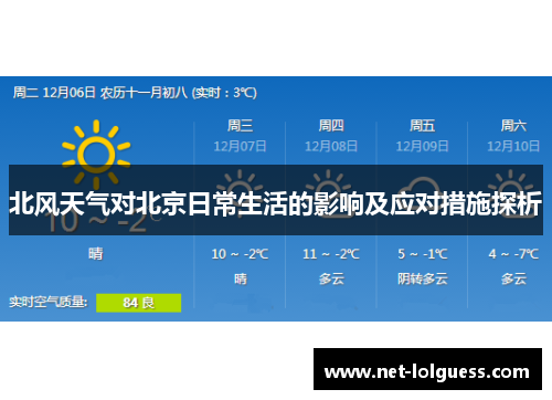 北风天气对北京日常生活的影响及应对措施探析